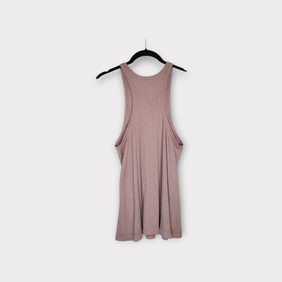 Intimately Free People Women's Ribbed Tank Top Sm Pink Mauve Sleeveless Flowy - Picture 7 of 7